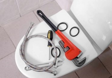 repair and install new toilet